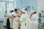 Ilya Repin, The Surgeon Evgueni Vasilievich Pavlov in the Operating Theater